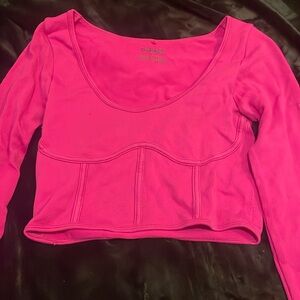 Long sleeve pink Garage shirt